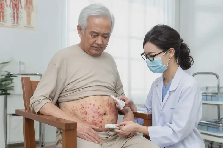 老人肚子經(jīng)常起濕疹不管它會(huì)自己痊愈嗎(圖3)
