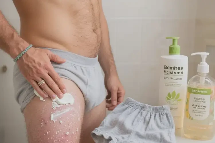 男人屁股出現(xiàn)濕疹能徹底自愈嗎(圖1)