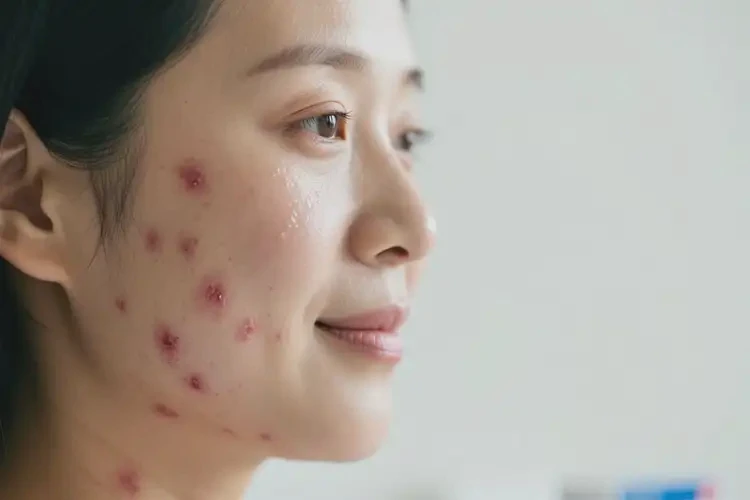 產(chǎn)婦臉上出現(xiàn)濕疹不管它會自己自愈嗎(圖3)