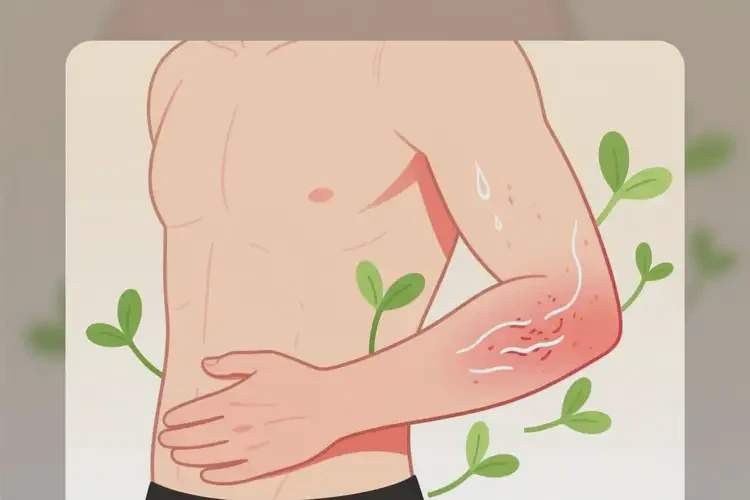 男性手臂上經常起濕疹不管它會自己自愈嗎(圖2)