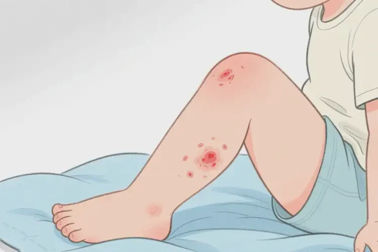 少兒大腿偶爾起濕疹能靠自己自愈嗎(圖4)