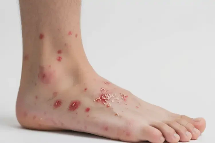 男生腳上偶爾起濕疹不管它會(huì)自己好嗎(圖4)