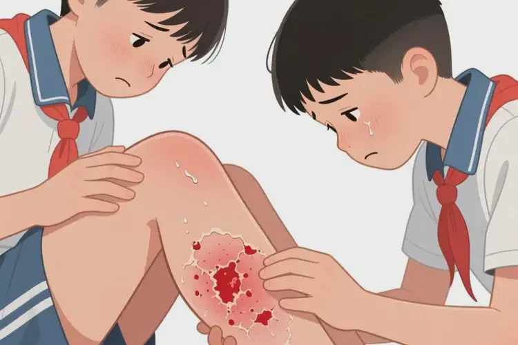 中學(xué)生大腿出現(xiàn)濕疹不管它會(huì)自己痊愈嗎(圖3)