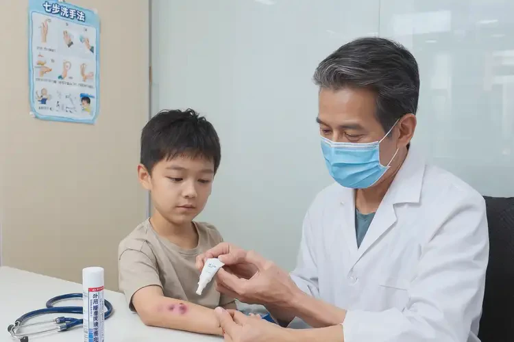 小孩手臂上長(zhǎng)濕疹能夠徹底治愈嗎(圖3)