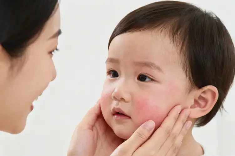 孩子面部經(jīng)常長濕疹不管它會自己痊愈嗎(圖2)