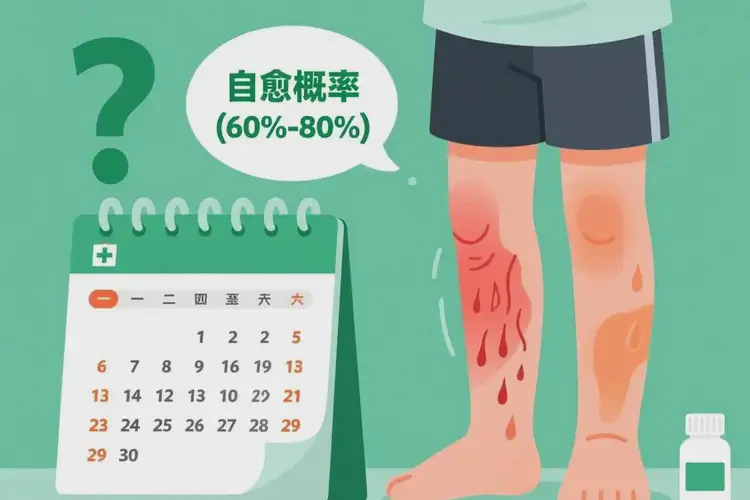 青少年小腿上容易起濕疹不管它會自己自愈嗎(圖2)