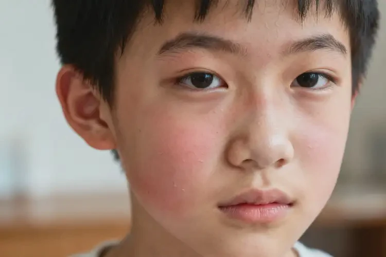 中學(xué)生面部經(jīng)常長濕疹不管它會自己自愈嗎(圖1)