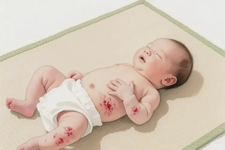 小兒肚子上經(jīng)常起濕疹能徹底自愈嗎(圖1)