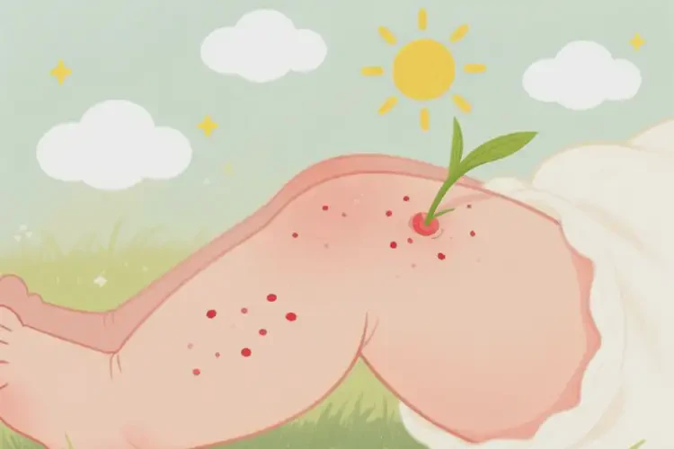 嬰兒大腿上容易長濕疹可不可以徹底自愈(圖1)