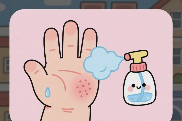 幼兒手上起濕疹能夠徹底治愈嗎(圖1)