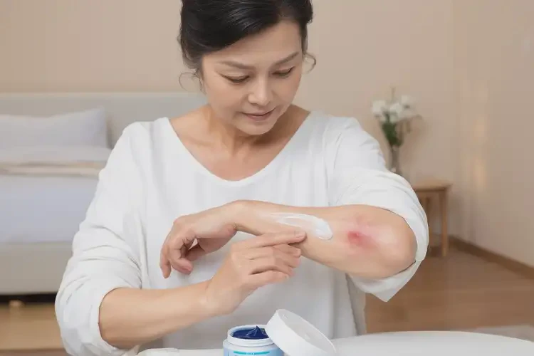 女生身上出濕疹不管它會(huì)自己自愈嗎(圖3)