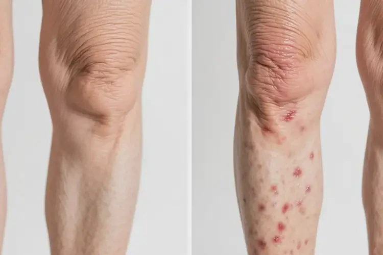 老年人小腿上長(zhǎng)濕疹不管它會(huì)自己自愈嗎(圖2)