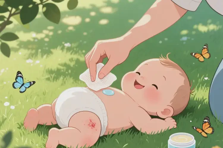 兒童屁股長濕疹不管它會自己好嗎(圖2)