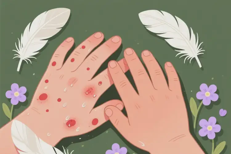 孩子手上有濕疹不管它會自己自愈嗎(圖1)