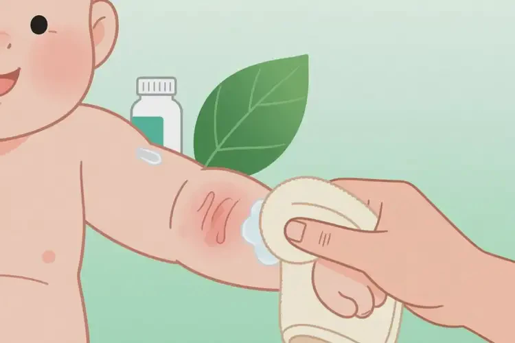 新生兒手臂上容易起濕疹可以徹底自愈嗎(圖2)