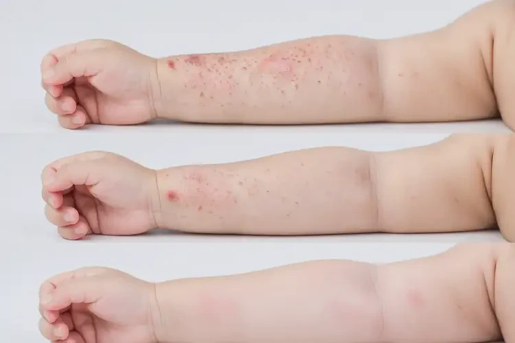 孩子全身偶爾起濕疹不管它會自己痊愈嗎(圖3)