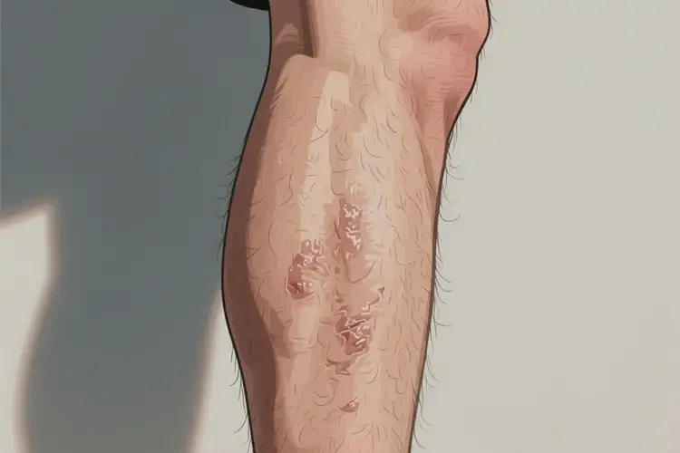 男性小腿長(zhǎng)濕疹不管它會(huì)自己痊愈嗎(圖3)