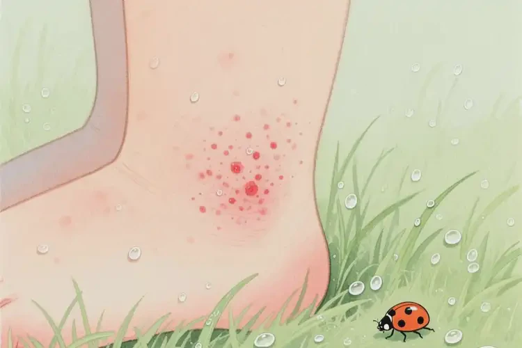 兒童小腿出現(xiàn)濕疹不管它會自己痊愈嗎(圖2)