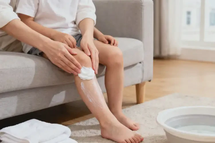 小孩小腿上起濕疹能夠徹底治愈嗎(圖4)