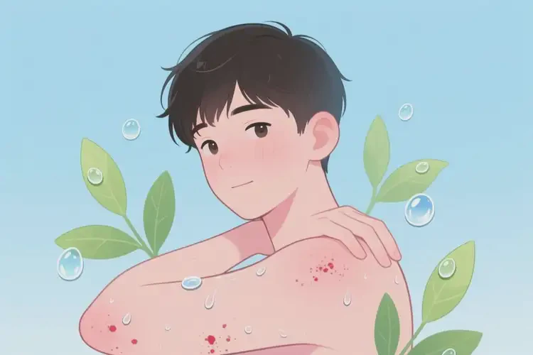 男生手臂上容易起濕疹不管它會自己自愈嗎(圖3)