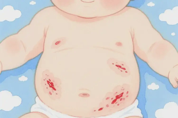 寶寶肚子有濕疹可以徹底自愈嗎(圖4)