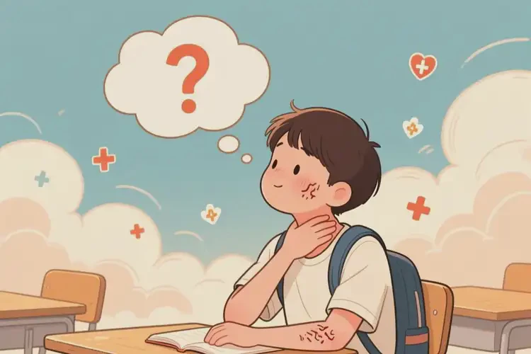 大學生脖子偶爾長濕疹可以徹底自愈嗎(圖2)