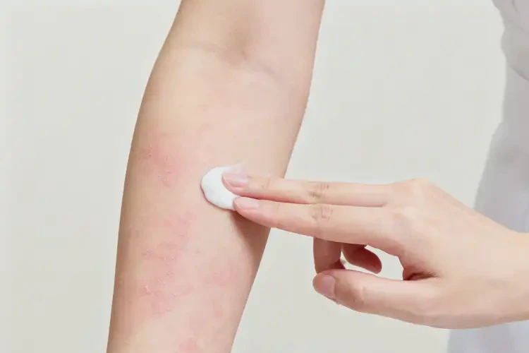 女性手臂上容易起湿疹能够彻底治愈吗(图3)