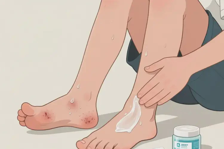 青少年腳上出現(xiàn)濕疹能夠徹底治愈嗎(圖2)