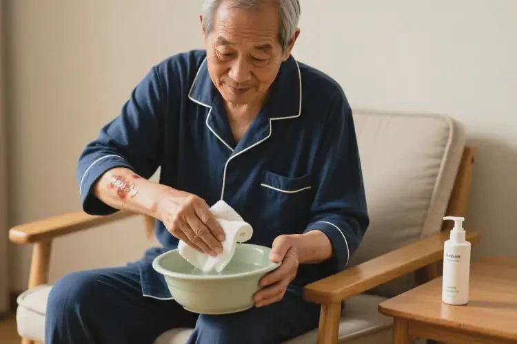 老年人全身經(jīng)常起濕疹可以徹底自愈嗎(圖1)