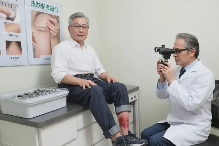 男性小腿出現(xiàn)濕疹不管它會自己自愈嗎(圖2)