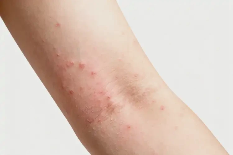 女生手臂起濕疹不管它會自己自愈嗎(圖2)