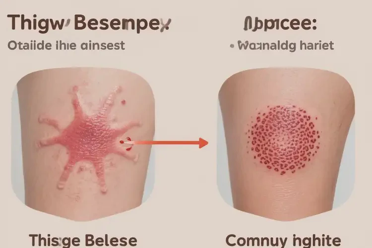 女人大腿容易起湿疹可以彻底自愈吗(图1)