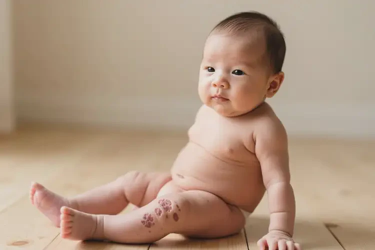 新生兒大腿經(jīng)常起濕疹不管它會(huì)自己自愈嗎(圖3)