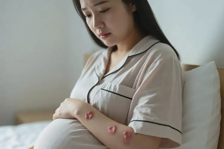 產(chǎn)婦身上有濕疹不管它會自己自愈嗎(圖4)