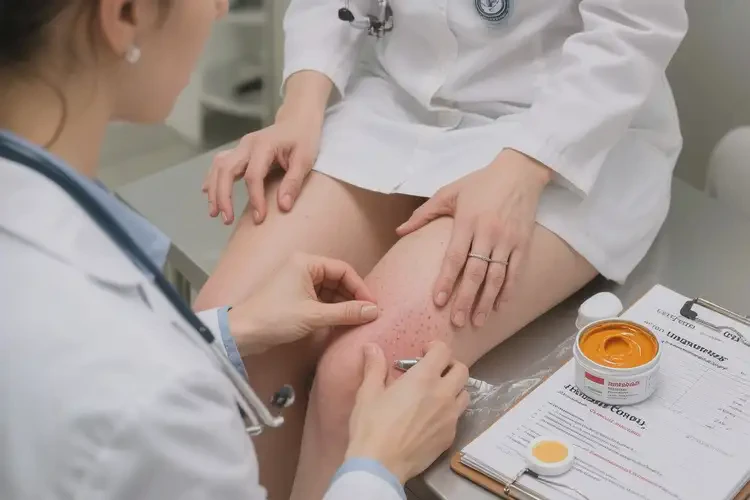 女人大腿容易起湿疹可以彻底自愈吗(图3)