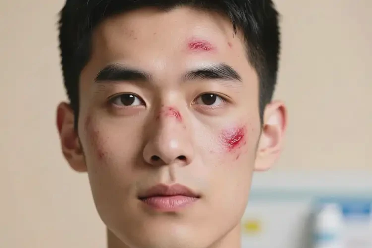 男人面部有濕疹能夠徹底治愈嗎(圖4)