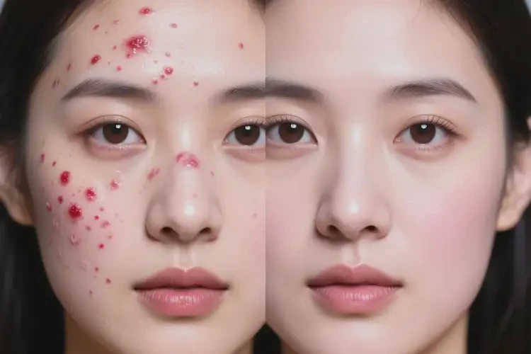 女性面部偶爾起濕疹不管它會自己痊愈嗎(圖3)