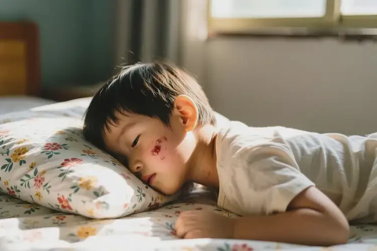 孩子脖子容易長濕疹能靠自己自愈嗎(圖1)