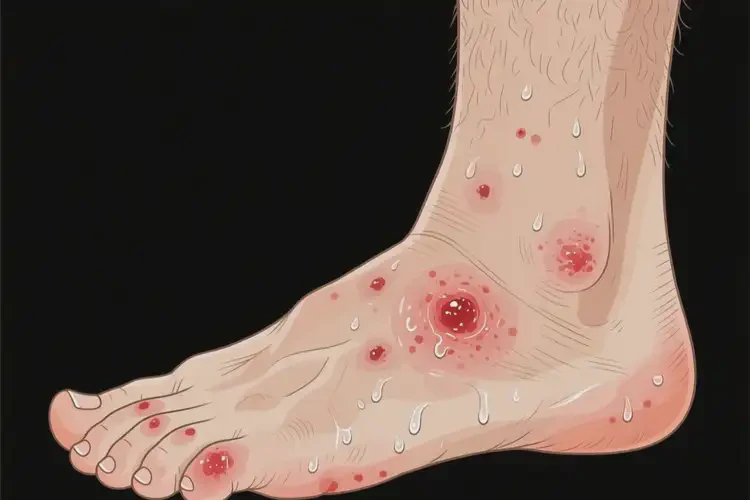 男性腳上長濕疹可以徹底自愈嗎(圖3)