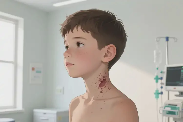 男生脖子上有濕疹能夠徹底治愈嗎(圖2)