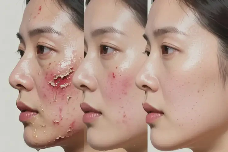 女性面部偶爾起濕疹不管它會自己痊愈嗎(圖2)