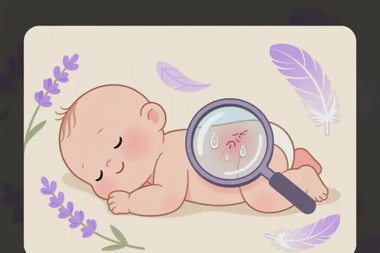 新生兒脖子容易起濕疹不管它會(huì)自己痊愈嗎(圖2)