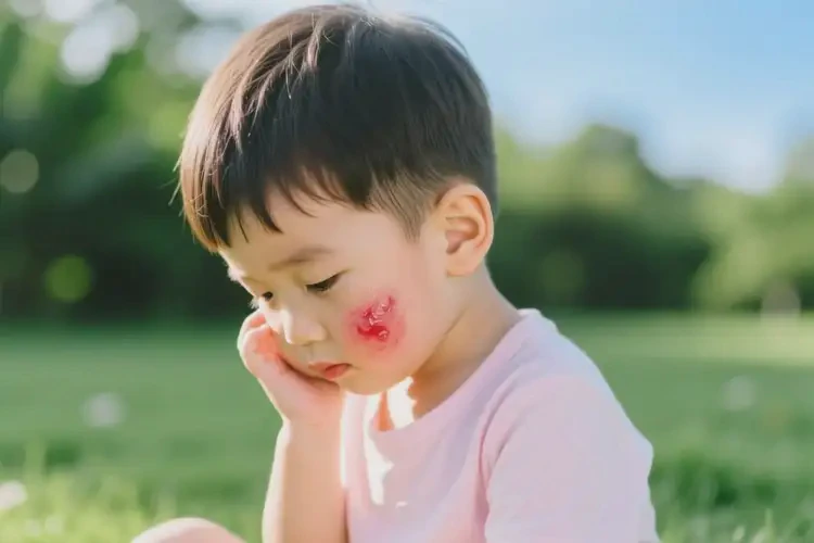 小孩面部容易起濕疹不管它會自己自愈嗎(圖2)