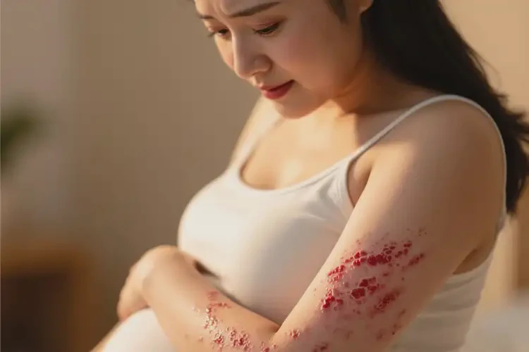 產(chǎn)婦全身長(zhǎng)濕疹不管它會(huì)自己痊愈嗎(圖2)
