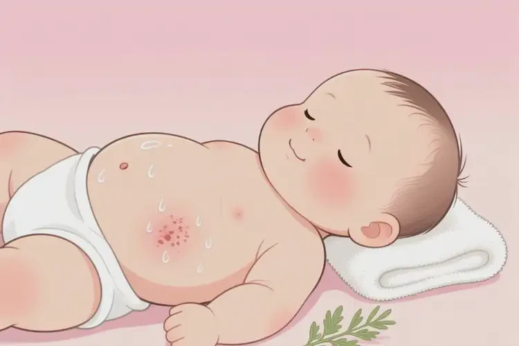 寶寶肚子有濕疹可不可以徹底自愈(圖2)