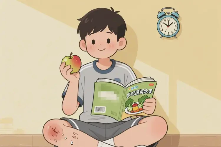 中學生大腿容易長濕疹不管它會自己痊愈嗎(圖1)