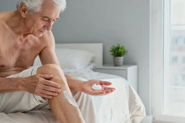 老年人大腿上长湿疹不管它会自己好吗(图2)