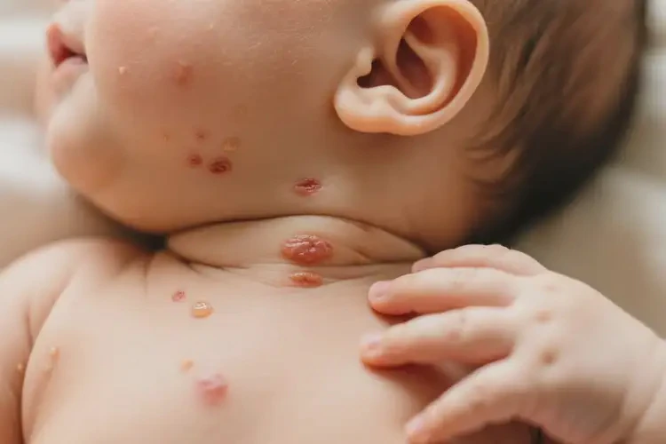 寶寶脖子偶爾長(zhǎng)濕疹不管它會(huì)自己自愈嗎(圖3)