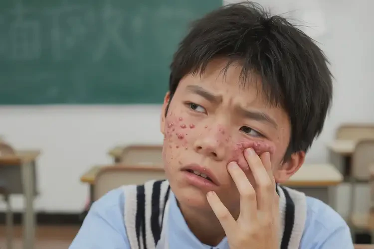 中學(xué)生面部偶爾長濕疹可以徹底自愈嗎(圖4)