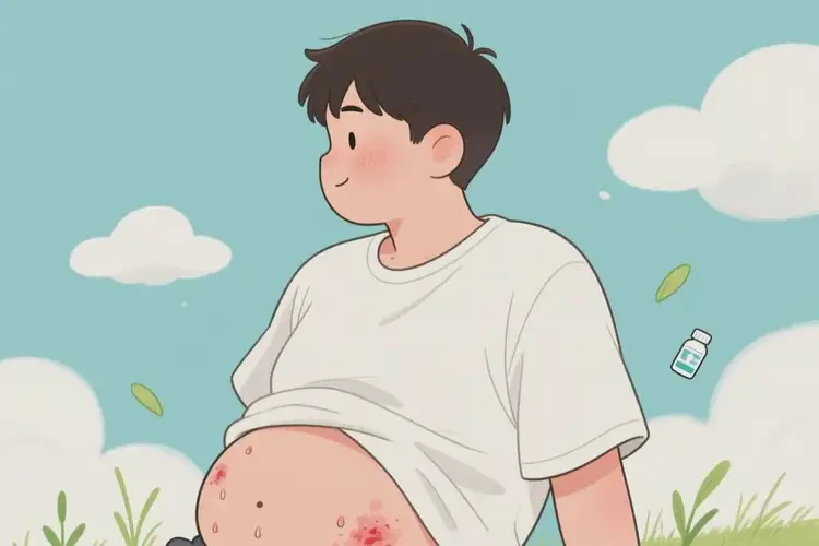 男生肚子出濕疹不管它會自己痊愈嗎(圖3)
